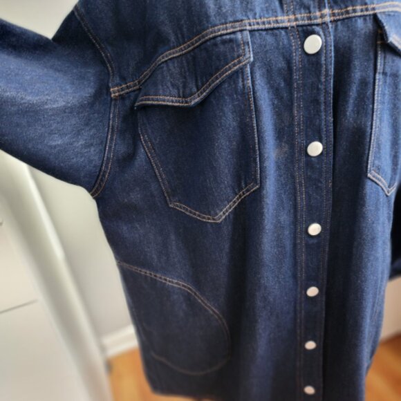 Anthropologie Pilcro Denim Shaket Jacket  XL - Picture 2 of 11